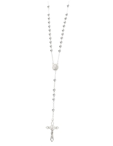 Rosario facetado 65cm plata .925