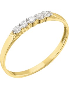 Anillo mini churumbela para niña 10K