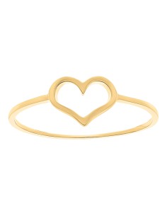 Anillo corazón light oro 10K