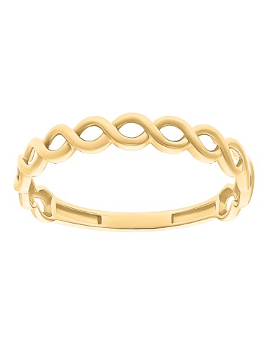 Anillo infinitos liso oro 10K
