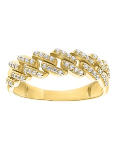 Anillo eslabones oro 10K