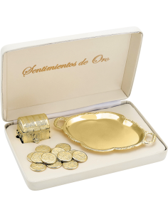 Arras Pez Cruz chapa oro