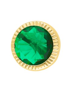 Broquel bisel verde 6mm 10K
