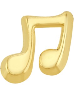 Broquel nota musical oro 10K