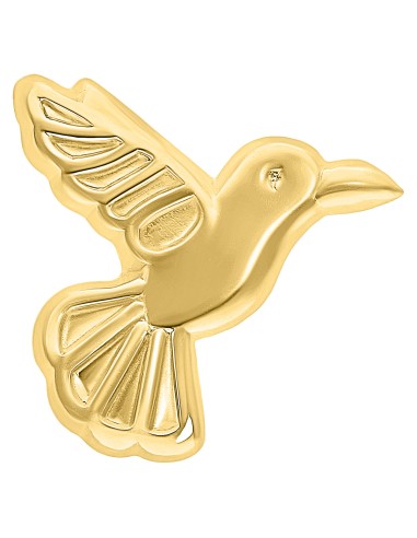 Broquel colibrí oro 10K