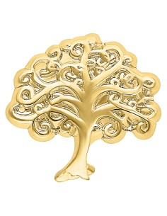 Broquel árbol de la vida oro 10K