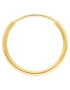 Arracada tubo mini oro 10K