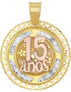 Dije Mis XV años redondo 10K