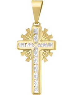 Cruz sol oro 10K