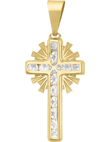Cruz sol oro 10K