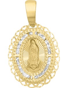 Medalla Virgen Guadalupe filigrana 10K