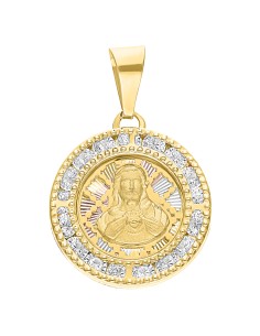 Medalla Sagrado Corazón rombos 10K