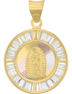 Medalla Virgen Gpe baguettes 10K