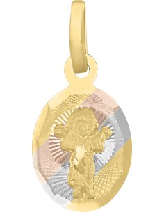 Medalla Divino Niño mini oval 10K