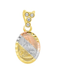 Medalla Sagrado Corazón oval 10K