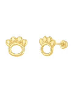 Broquel huellita oro 10K