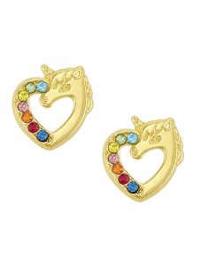 Broquel unicornio oro 10K
