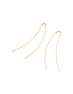 Arete violador clásico oro 10K
