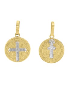 Medalla San Benito oro 10K
