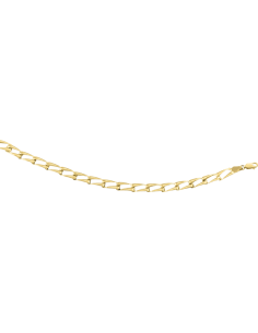 Pulsera troquelada caballero 21cm 10K