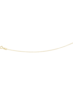 Cadena tejido inglés calibre 030 oro 10K