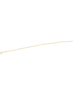 Cadena tejido inglés calibre 040 oro 10K