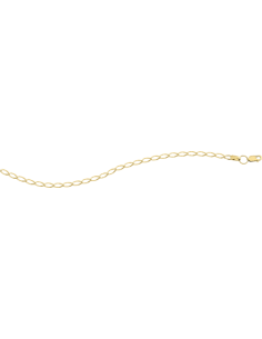 Cadena tejido inglés calibre 060 oro 10K
