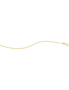 Cadena tejido valentina ama calibre 030 oro 10K