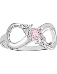 Anillo infinito para niña plata .925